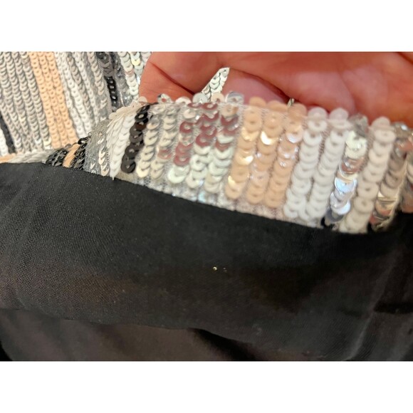 LUCY PARIS Sequin Mini Dress, Sz S, Adjustable Straps - Picture 5 of 6